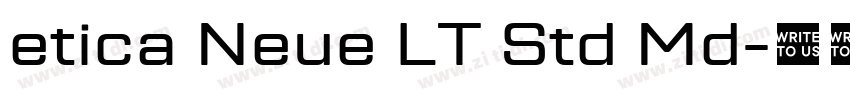 etica Neue LT Std Md字体转换